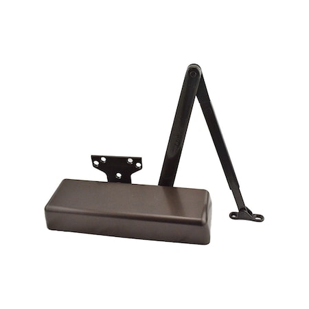 Lcn Parallel Arm Super Smoothee Adjustable 1-6 Surface Mounted Delay Door Closer w/TBSRT Thru Bolts 4041DRWPADKB